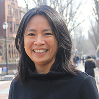 Hanh La on Locust Walk