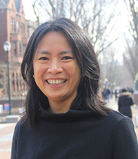 Hanh La on Locust Walk