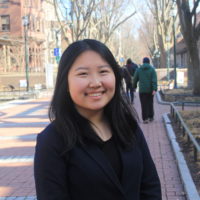 Patricia Jia on Locust Walk