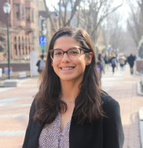 Melissa Ortiz on Locust Walk