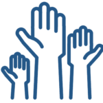 empowered citizens Raised hands