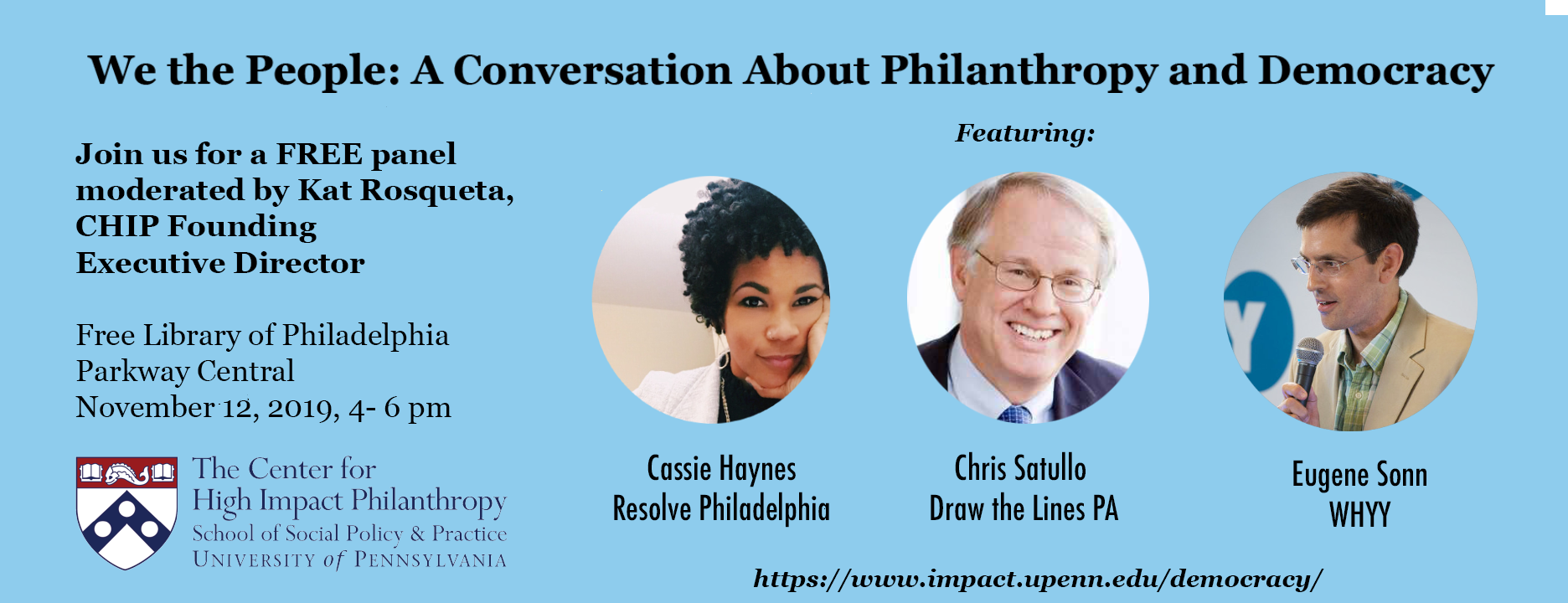 We the People: A Conversation about Philanthropy and Democracy