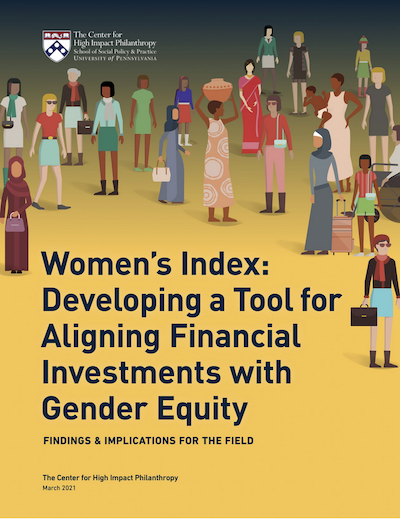 Women's Index: Developing a Tool for Aligning Financial Investments with Gender Equity