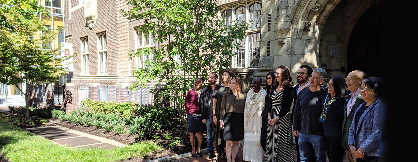 Group in collegiate gothic